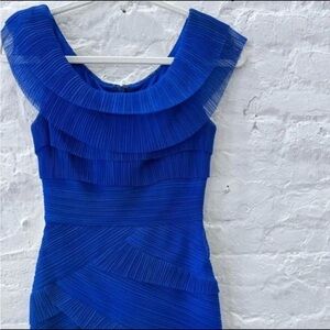BCBG Briana dress in blue sapphire
